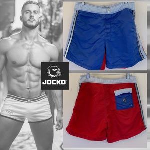 Jocko Swim Trunks 34 Waist 100% Nylon Snap velcro